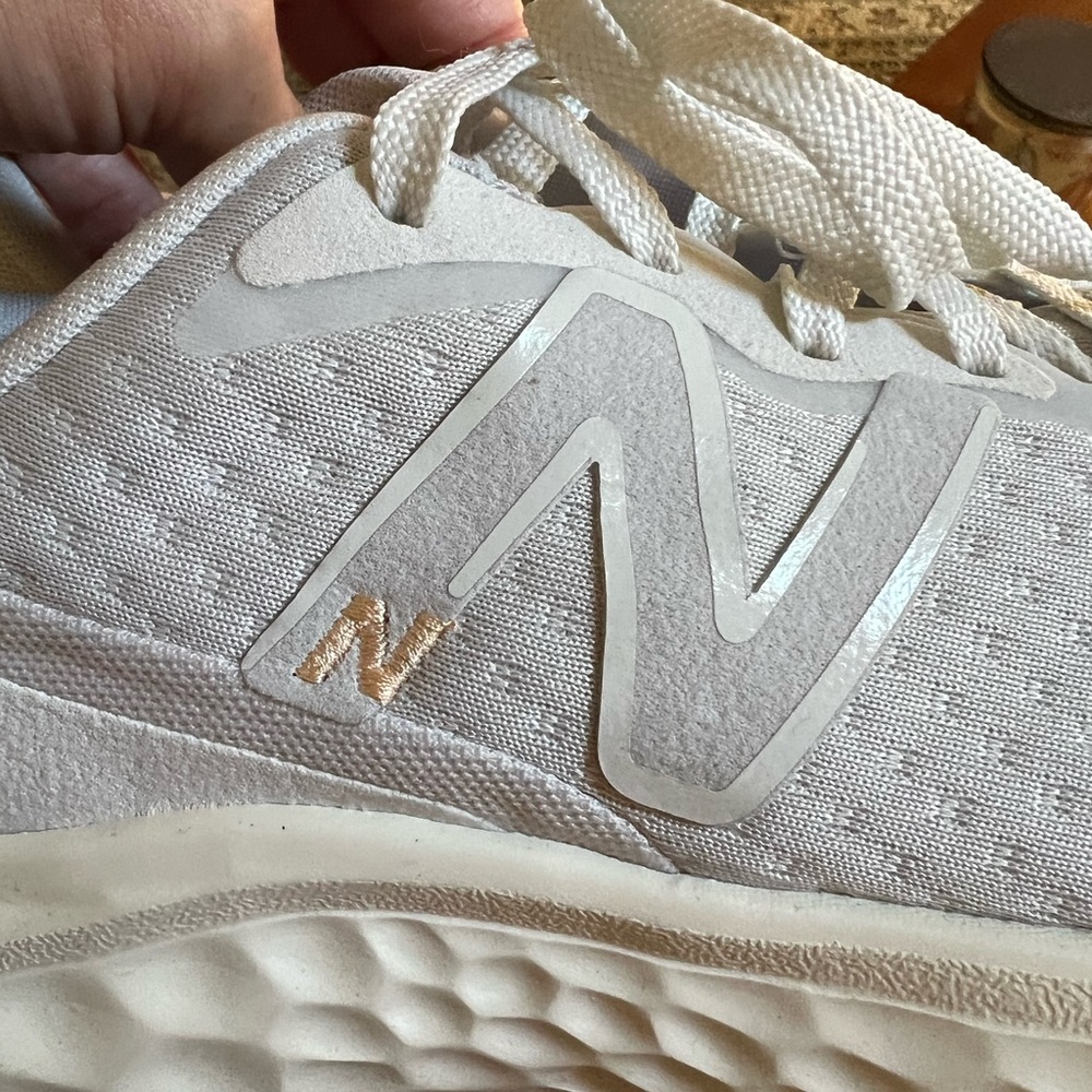 New Balance Women's Cream Sneakers - Picture 6 of 7